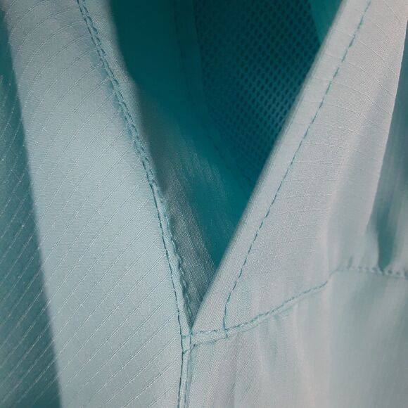 Gillz Adult Men's L Blue Short Sleeve Vented Fishing Shirt Breathable Outdoor - Picture 7 of 9